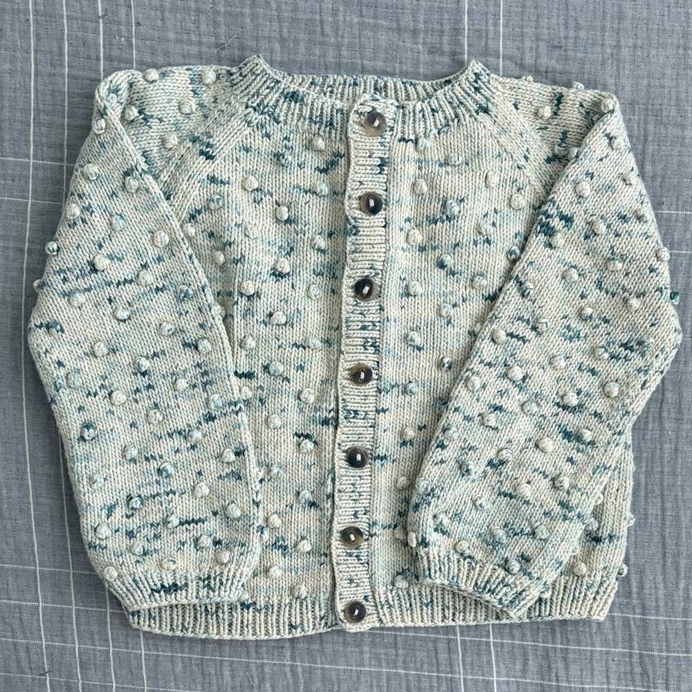 Misha & Puff Popcorn Cardigan - 5-6Y